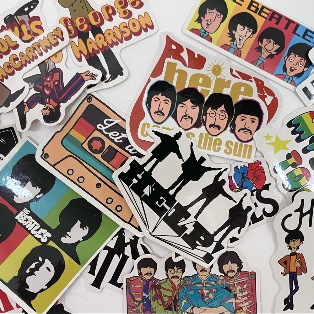 The Beatles Colorful Sticker Set - Picture 7 of 10